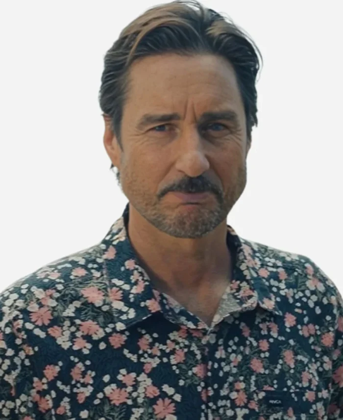 JD-Campbell-Tv-Series-No-Good-Deed-2024-Luke-Wilson-Floral-Printed-Shirt