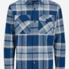 Jack-Snowman-Movie-Hot-Frosty-2024-Dustin-Milligan-Blue-Plaid-Shirt