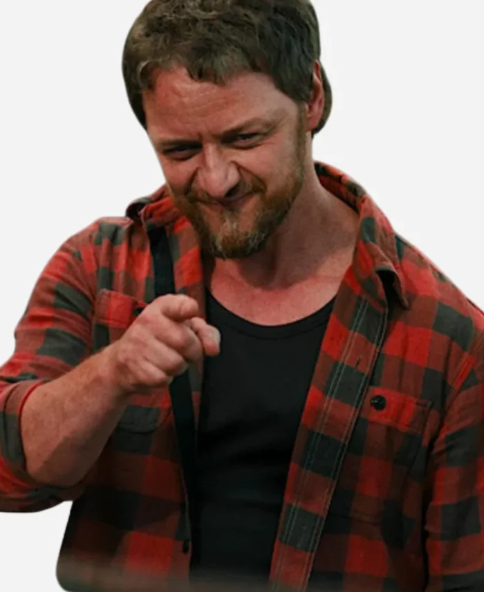 James-McAvoy-Movie-Speak-No-Evil-2024-Paddy-Red-Plaid-Shirt