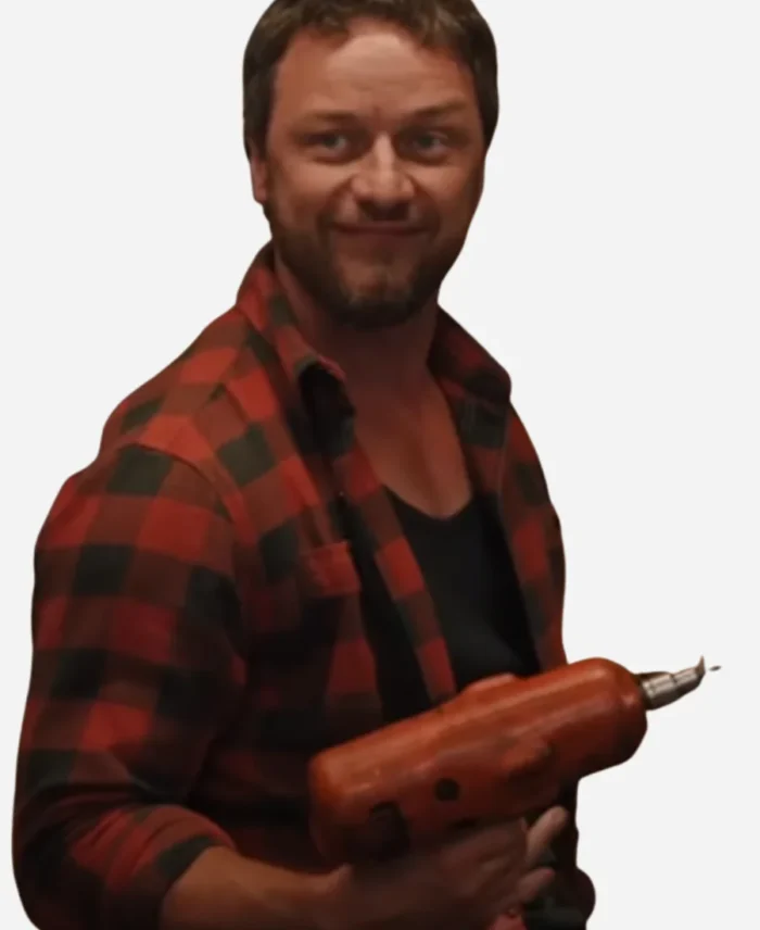 James-McAvoy-Speak-No-Evil-2024-Red-Plaid-Shirt