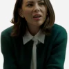 Jane-Movie-Haunted-Wedding-2024-Janel-Parrish-Green-Jacket