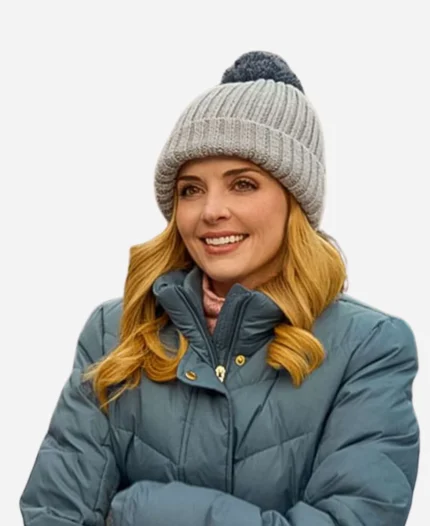 Jen-Lilley-Movie-Snowkissed-Kate-Blue-Puffer-Jacket