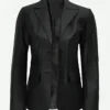 Joanne-Nobody-Wants-This-S01-Kristen-Bell-Black-Leather-Blazer