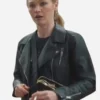 Julia-Stiles-Movie-Chosen-Family-2024-Clio-Black-Biker-Leather-Jacket-