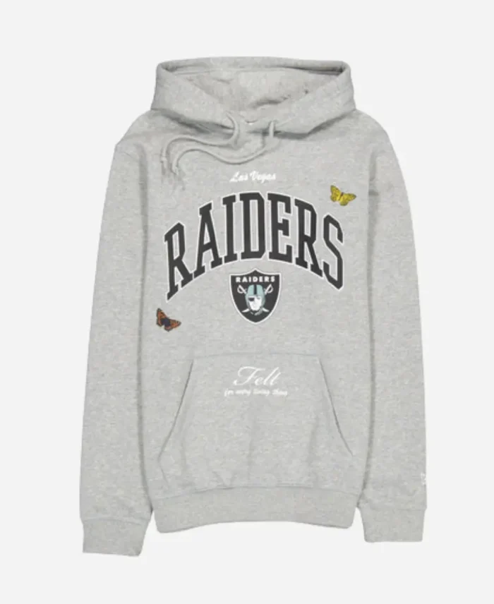 Las-Vegas-Raiders-FELT-Grey-Hoodie