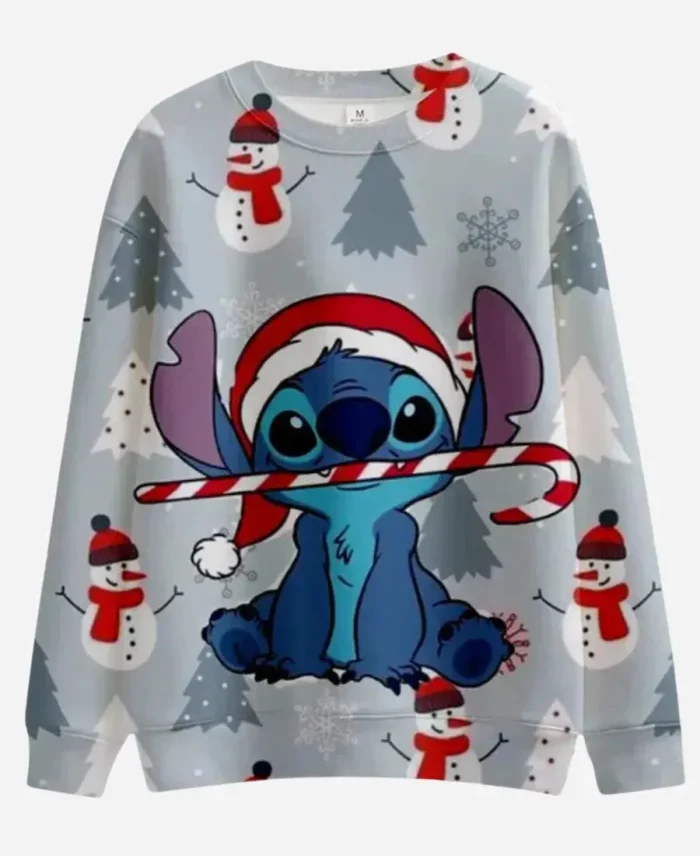 Lilo-And-Stitch-Christmas-Grey-Sweatshirt