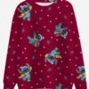 Lilo-And-Stitch-Christmas-Maroon-Sweatshirt