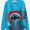 Lilo-And-Stitch-Christmas-Skyblue-Sweatshirt