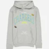 Los-Angeles-Chargers-FELT-Grey-Hoodie