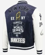 MLB-World-Series-Championship-New-York-Yankees-Blue-And-White-Jacket