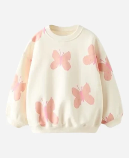 Maya-TV-Series-Poppas-House-Season-01-River-Blossom-Pink-Butterfly-Print-Sweater