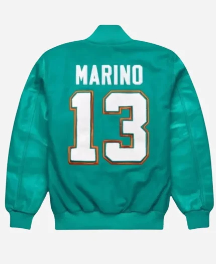 Miami-Dolphins-HOMAGE-x-Starter-Dan-Marino-GOAT-Varsity-Jacket-For-Sale