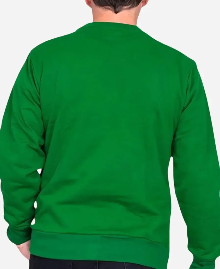 Mickey-Mouse-Snowflake-Classic-Christmas-Green-Sweatshirt-For-Unisex