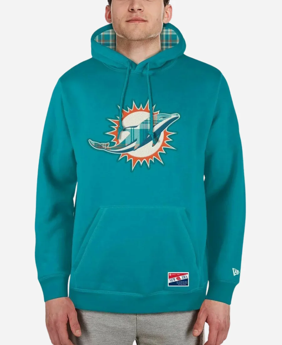 Mike-McDaniel-Miami-Dolphins-Coach-Blue-Pullover-Hoodie-For-sale