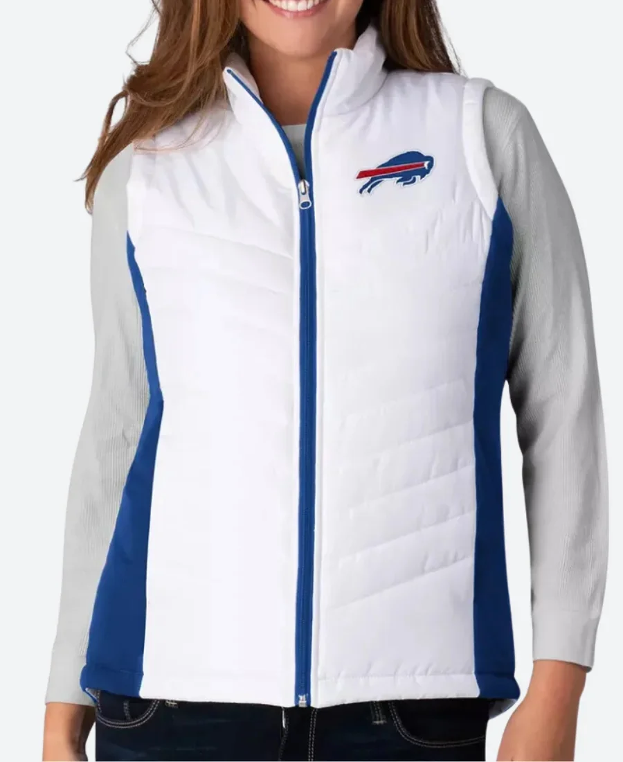 NFL-Buffalo-Bills-White-With-Blue-Lining-Vest