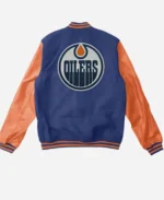 NHL-Edmonton-Oilers-Varsity-Wool-And-Leather-Full-Snap-Jacket