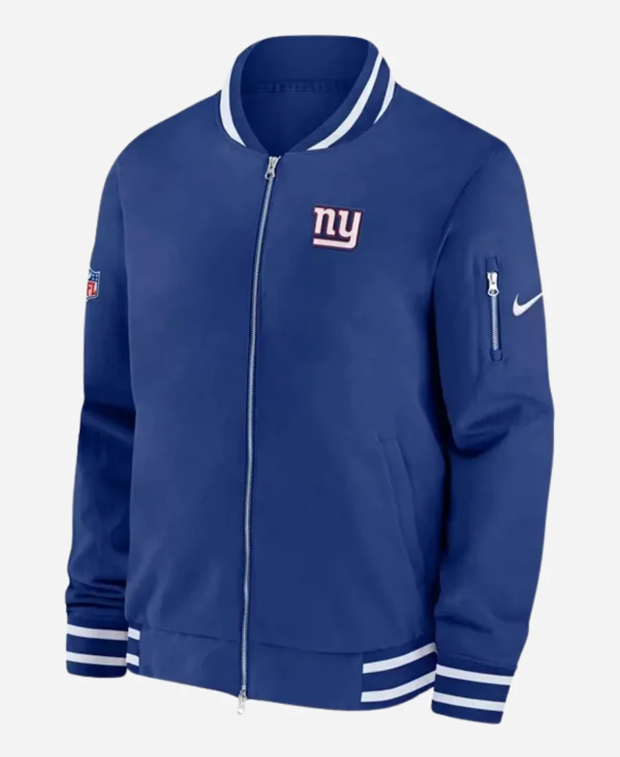 New-York-Giants-Sideline-Coaches-Bomber-Jacket