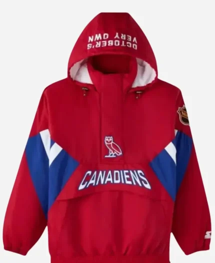 OVO-Montreal-Canadiens-Starter-Red-Jacket