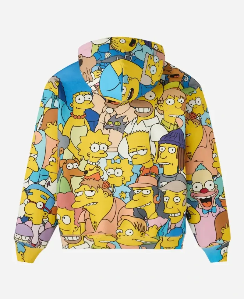 OVO x The Simpsons All Over Printed Hoodie For Sale