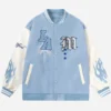 Oversized-Los-Angeles-Baby-Blue-Varsity-Bomber-Jacket-1