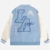 Oversized-Los-Angeles-Baby-Blue-Varsity-Bomber-Jacket