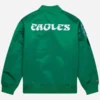 Philadelphia-Eagles-Kelly-Green-Lightweight-Satin-Vintage-Logo-Full-Zip-Bomber-Jacket