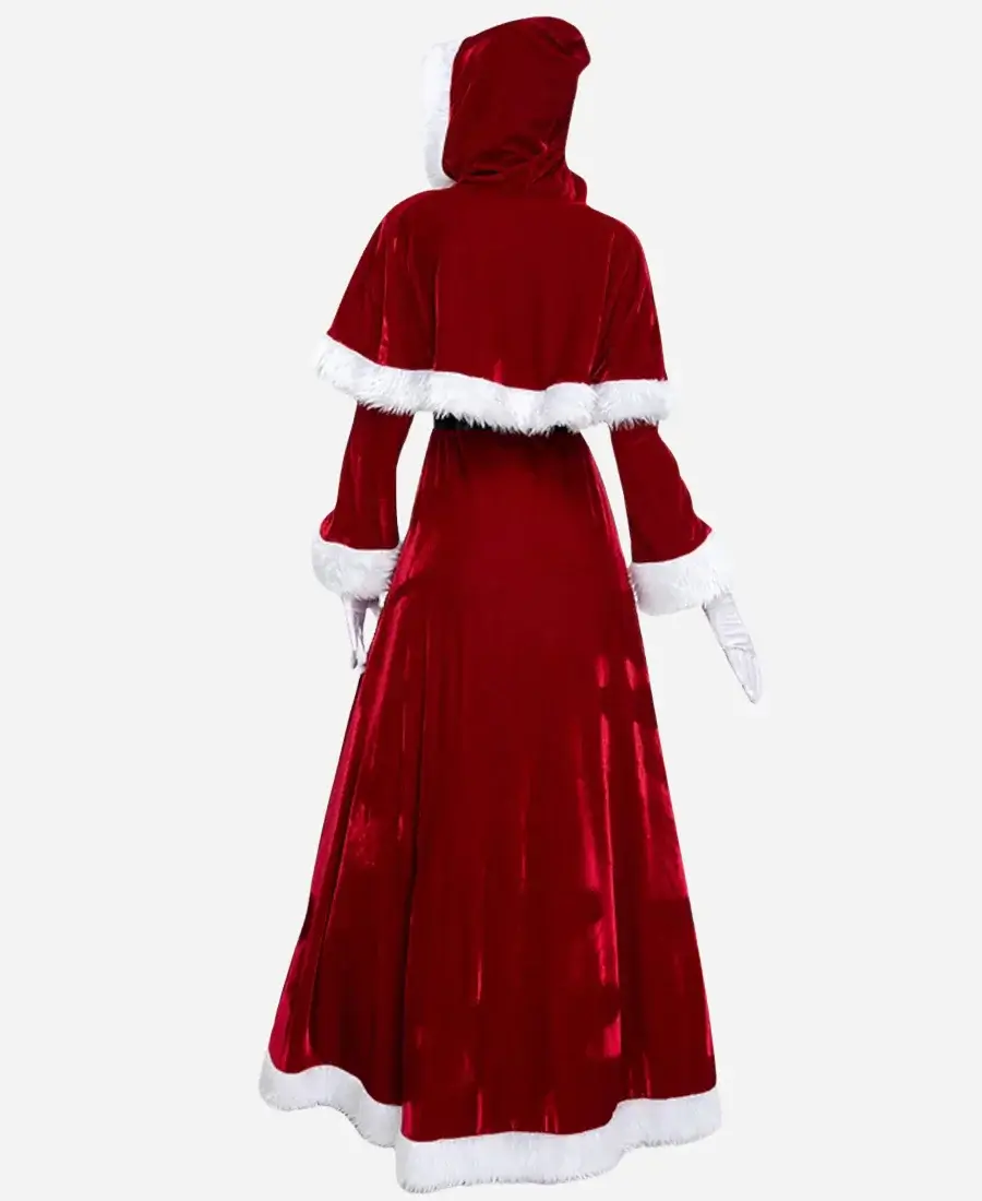 Santa-Claus-Christmas-Long-Red-Trench-Coat-For-Womens