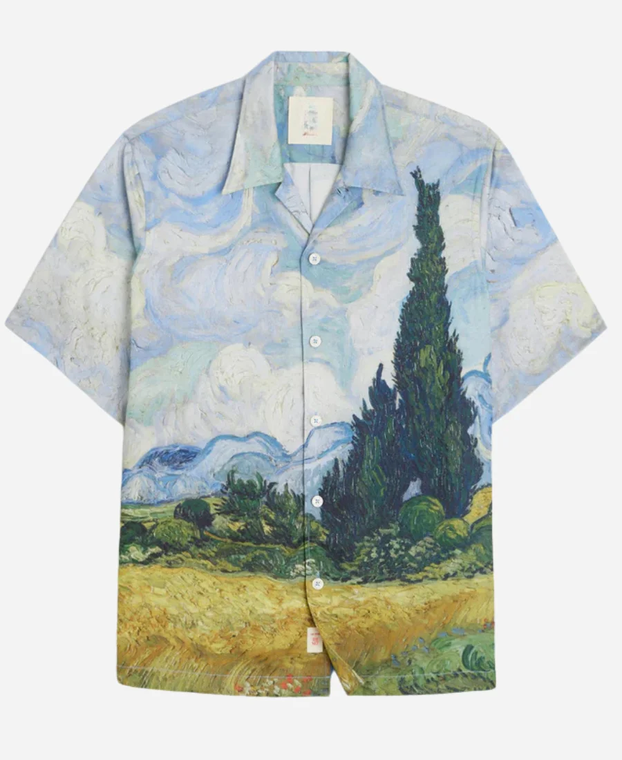 Scott-Evans-Tv-Show-Access-Hollywood-Landscape-Printed-Camp-Shirt