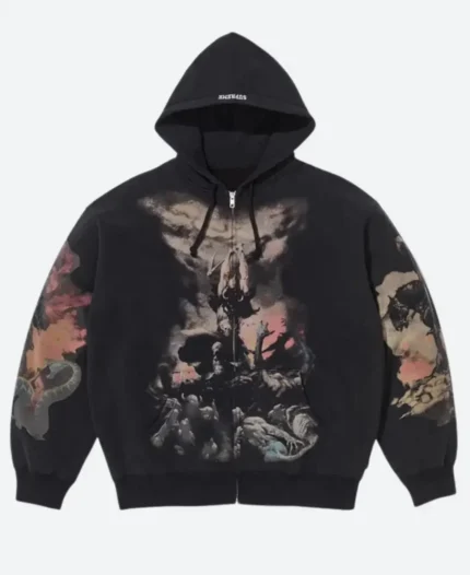 Supreme-x-Frazetta-Black-Hoodie