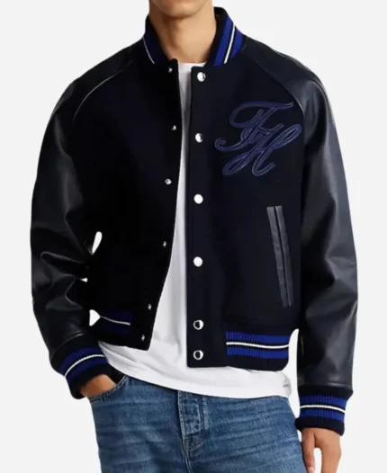 Sylvester-Stallone-Las-Vegas-GP-Tommy-Hilfiger-2024-Varsity-Jacket-For-Sale