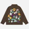 Taylor-Swift-Acoustic-Piano-Work-Brown-Cotton-Jacket