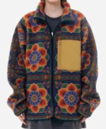 Terrence-TV-Series-The-Brothers-Sun-2024-Joon-Lee-Floral-Print-Fleece-Zip-up-Jacket