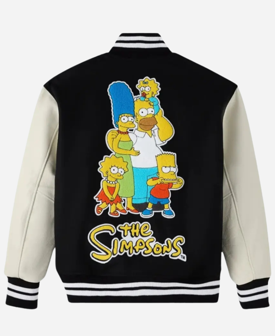 The-Simpsons-OVO-Black-Varsity-Jacket