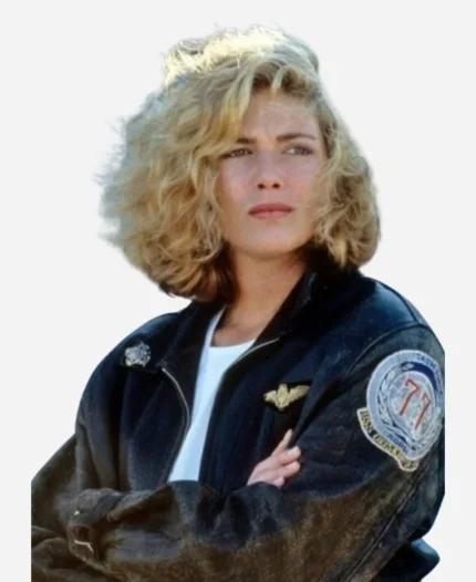 Top-Gun-Kelly-McGillis-Black-Leather-Jacket