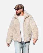 Travis-Kelce-MARNI-Oat-Shaggy-Beige-Jacket-For-Sale