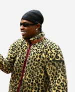 Travis-Scott-Cleveland-Celtics-2024-Game-Leopard-Printed-Bomber-Jacket