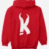 Unisex-Red-Fleece-Pullover-Kozy-Hoodie