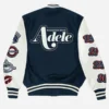 Weekend-with-Adele-Navy-and-White-Wool-Letterman-Jacket-For-Unisex