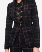 Ingrid-Derian-TV-Series-Watson-2025-Eve-Harlow-Black-Plaid-Blazer