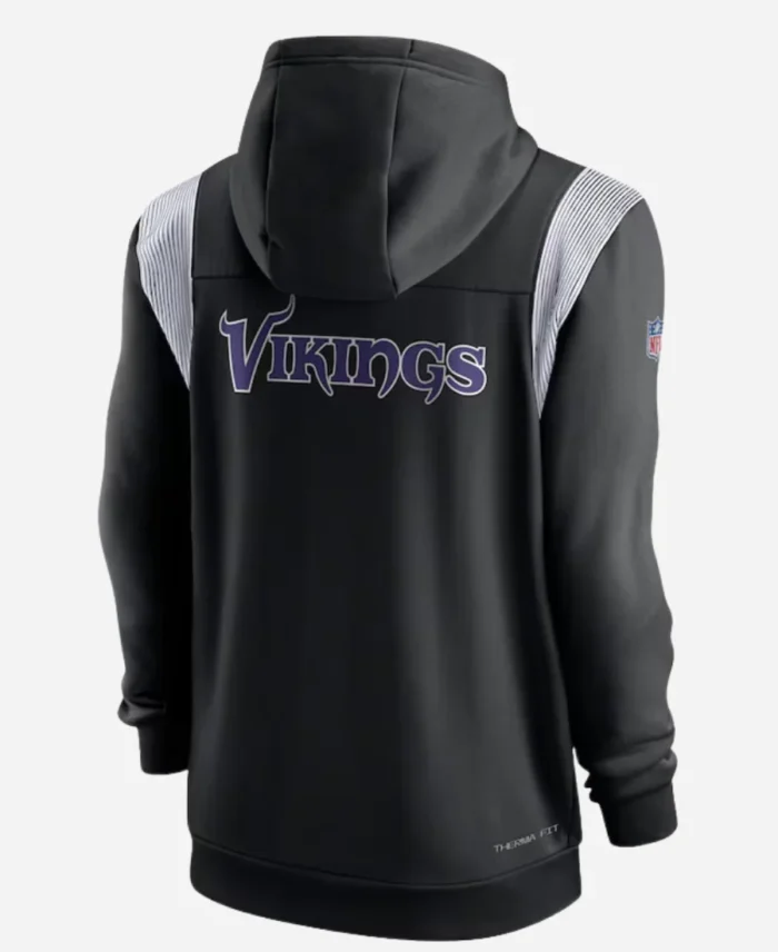 Minnesota-Vikings-Sideline-Lockup-Full-Zip-Black-Hoodie-For-Sale