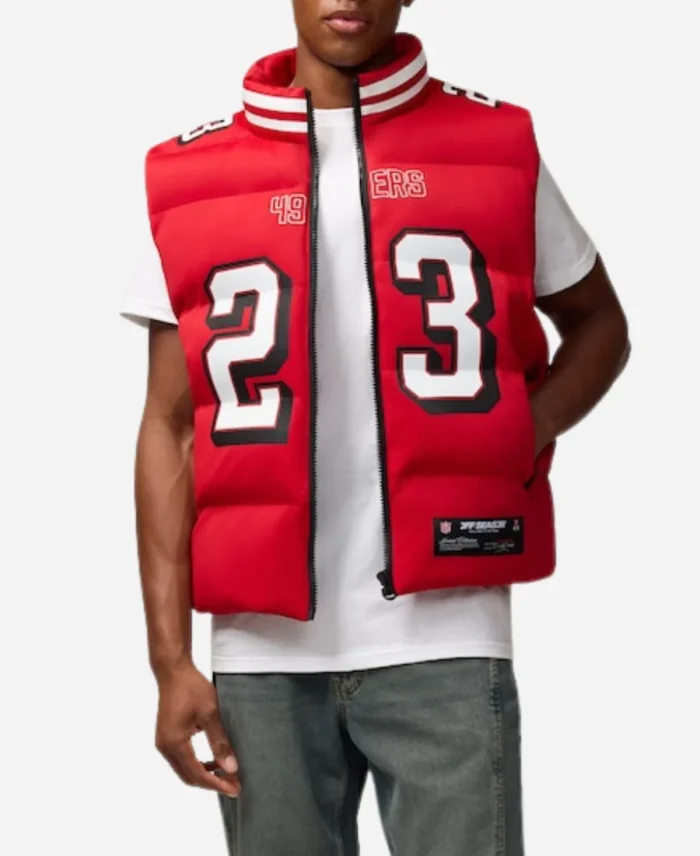 Christian McCaffrey 49ers Puffer Vest