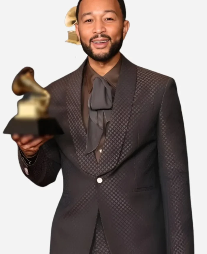 67th-GRAMMY-Awards-2025-John-Legend-Brown-Suit