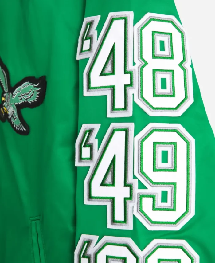 Abercrombie Eagles Green Varsity Jacket