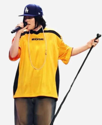Billie-Eilish-Los-Angeles-Yellow-Oversized-Jersey