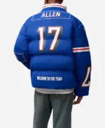 Josh Allen Bills Puffer Jacket