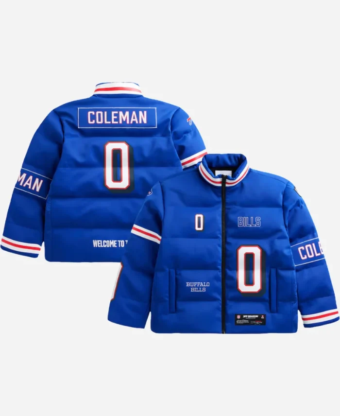 Keon Coleman Bills Puffer Jacket