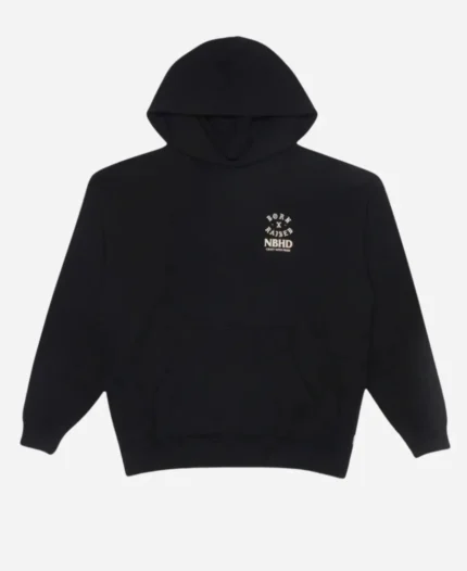 Born-x-Raised-NBHD-Peacock-Black-Pullover-Hoodie-For-Unisex