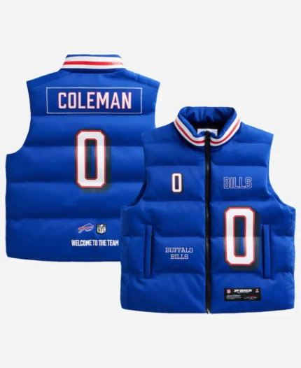 NFL Buffalo Bills Keon Coleman Off Season Puffer Vest