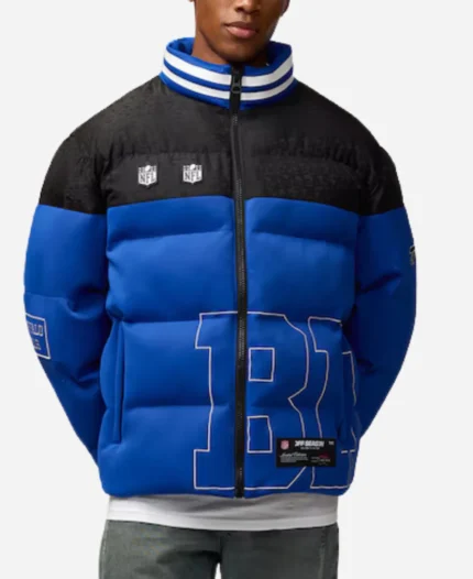 Off Season Bills Blue Puffer Jacke