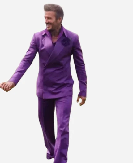 Celebrate-25th-Anniversary-David-Beckham-Purple-Suit-For-Sale